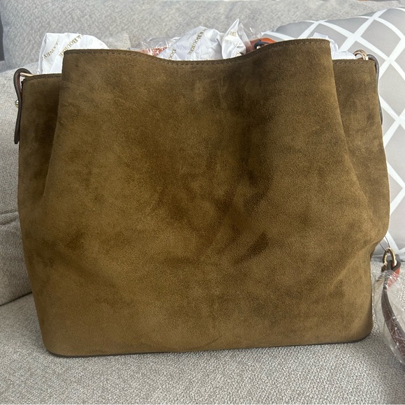 Dooney & Bourke Suede Barlow Large NWT - Picture 2 of 5